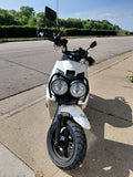 2026 Wolf Brand Scooter - Rugby II 150cc | White | $1,949
