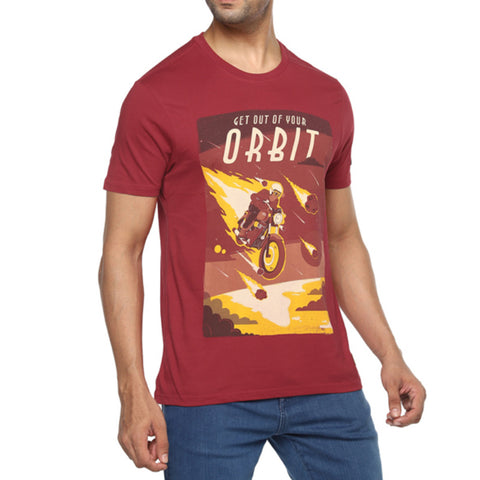 Meteor Orbit T-Shirt - Red